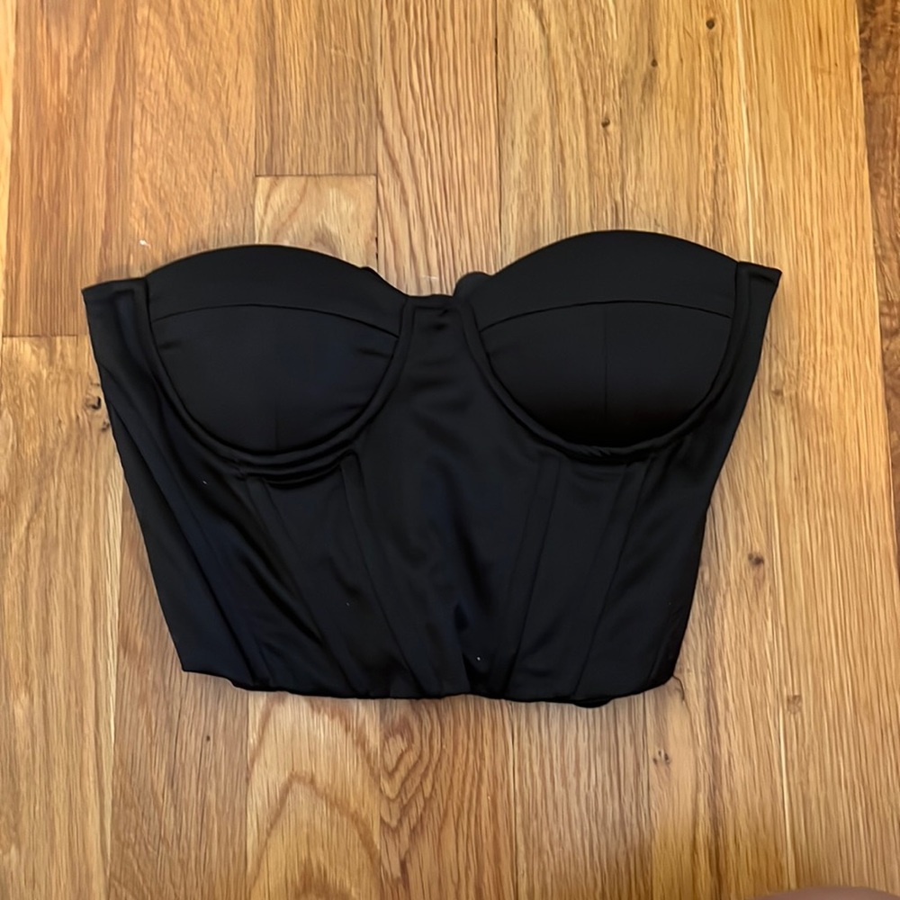 princess polly black corset top